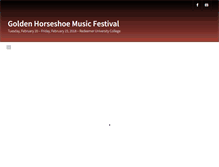Tablet Screenshot of ghmf.ca